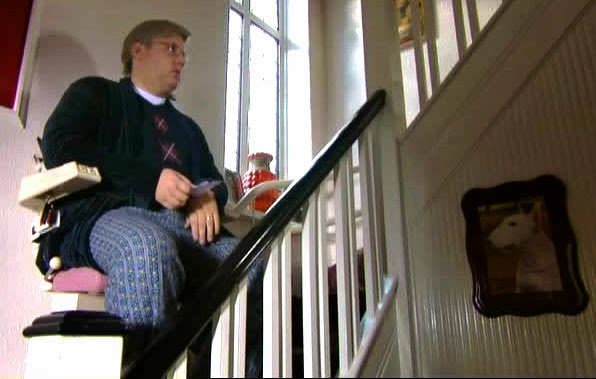 Phoenix Nights Stairlift in a power cut episode