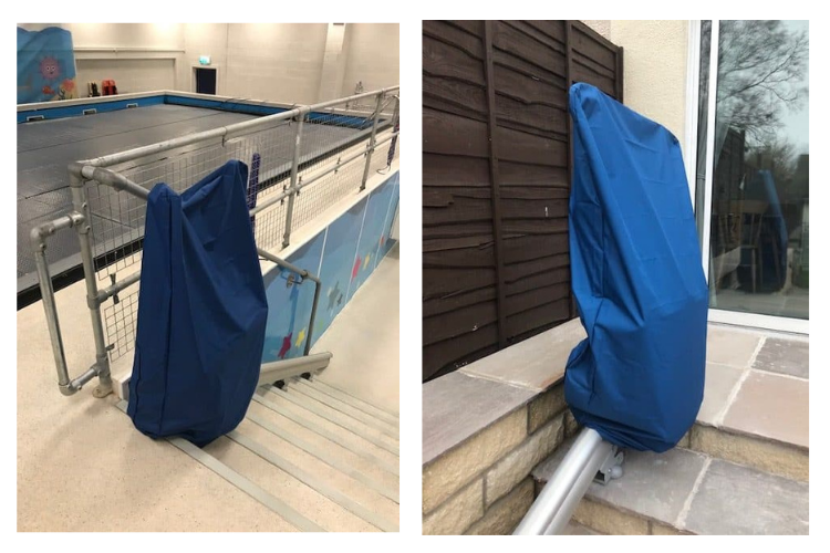 Outdoor cover for stairlift