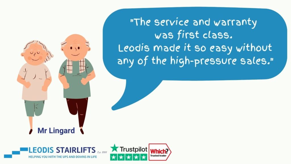 "The service and warranty was first class. Leodis made it so easy without any of the high-pressure sales. I would have no hesitation in recommending Leodis to you all" - Mr Lingard