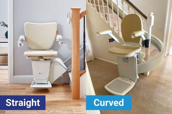 Straight and Curved Stairlifts at Leodis