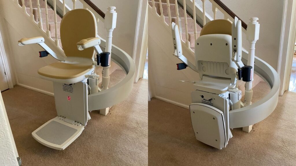 Stairlift installed following a stroke