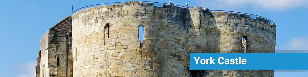 York Castle - 2/7 disabled friendly locations.